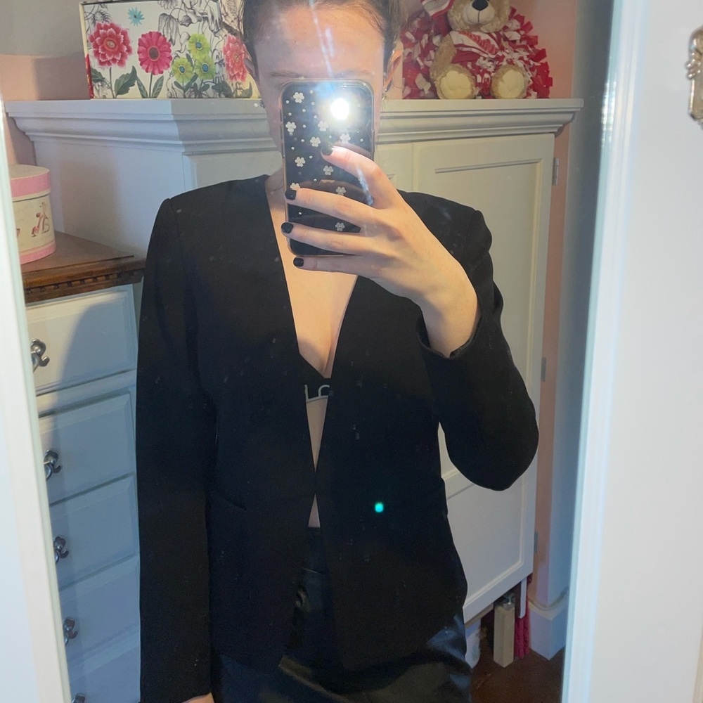 H and M Black Blazer